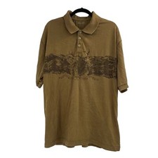 Woolrich Olive Green Elk Graphic Polo Shirt Men  s Large