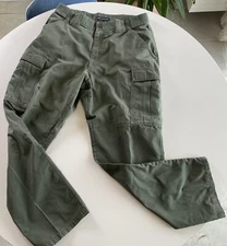 5.11 Tactical Series Ripstop Cargo Pants Taclite Tac-105C Men's 35.5x30 Green