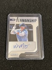 Whit Merrifield 2022 Panini Prizm Pro Penmanship Auto Royals