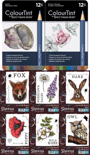 Crafters Companion Spectrum Noir Colourtint Tinted Graphite Pencils or Stamps