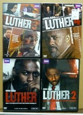 LUTHER Box Set 7-DVD BBC Series Season 1, 2, 3,  4 PLAYED ONCE Idris Elba