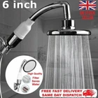 Large Shower Head High Pressure Powerful Bath Heads Water Saving Filter Chrome