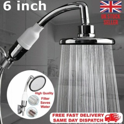 Large Shower Head High Pressure Powerful Bath Heads Water Saving Filter ...