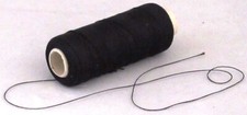 100% Silk Sewing Applique 50 weight Black Thr...