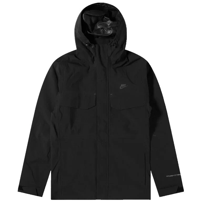 Nike Black Reflective Activewear Jackets for Men