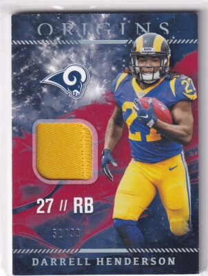 Panini 2019 Origins NFL Football No. RP-10 Darrell Henderson Patch 51/99