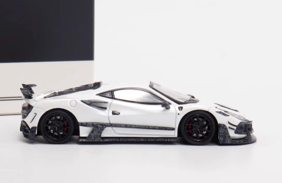 CR Aurora 1:64 White Tributo Mansory Sports Model Diecast Metal Car - Image 3 of 4