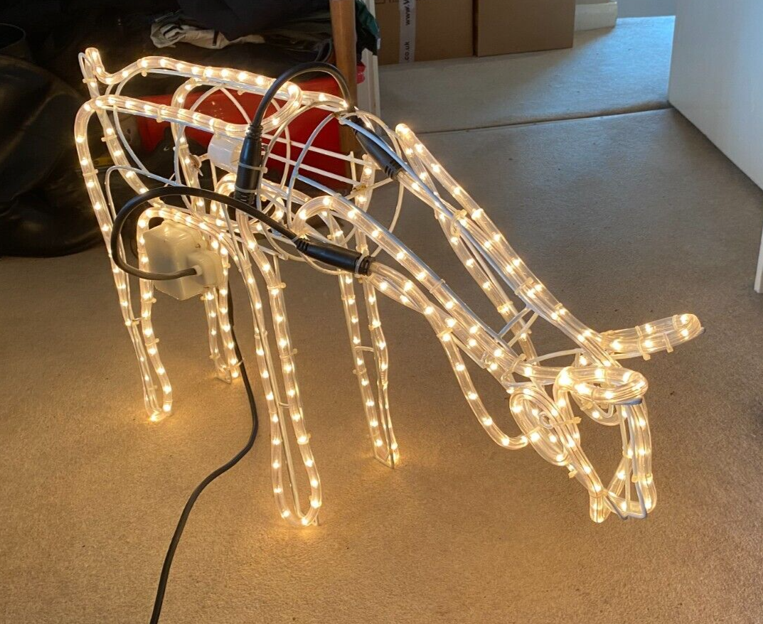 Homebase Grazing Christmas Reindeer Silhouette eBay