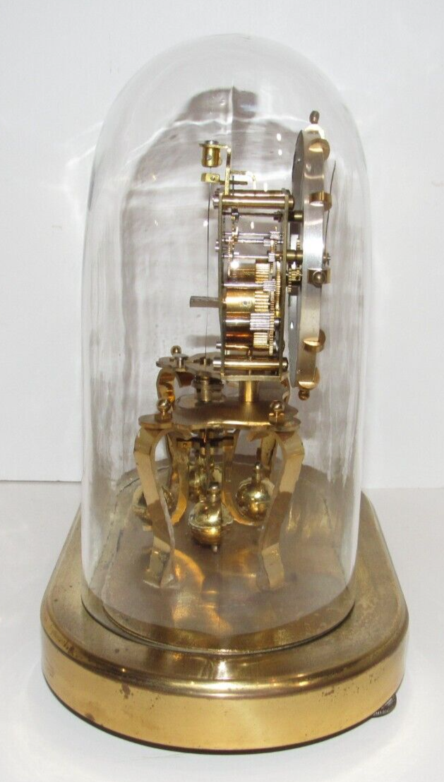 Kundo Kieninger & Obergfell 400Day Domed Mantel Clock made in Germany Keywind eBay