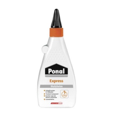 Ponal Holzleim Express 550g Lösemittelfrei Schnelltrocknender Holz & Bastel Leim