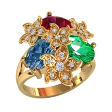 5 pcs Ladie's  ring Wax Patterns for Lost Wax Casting Jewelry/waxes_0451