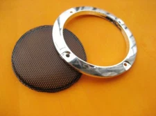 2pcs 3"inch Silver speaker grille decorative ring Home Audio protective cover 