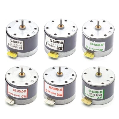 MARKENLOS DC 6V 9V 12V 530 Motor EG-530AD-2B/2F 2400rpm CCW/CW DC Motor For DIY Parts