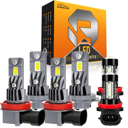 For Hyundai Sonata 2011-14 6000K LED Headlight High Low Beam - Foto 9