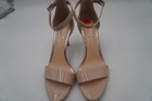 Jessica Simpson Mirena Nude Ankle Dress Open Toe Heel Buckle Sandal Size 9.5M