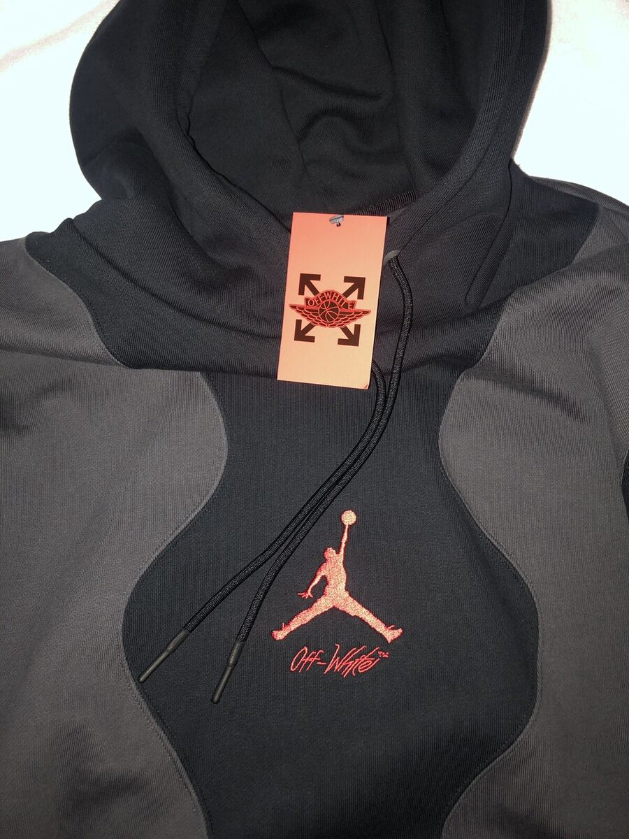 Off-White x Jordan Hoodie, Black, Men's 2XL And 2XL Pants Off-White x Jordan Hoodie, Black, Men's 2XL And 2XL Pants