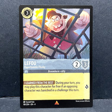 2024 DISNEY LORCANA URSULA'S RETURN LEFOU 181/204 RARE