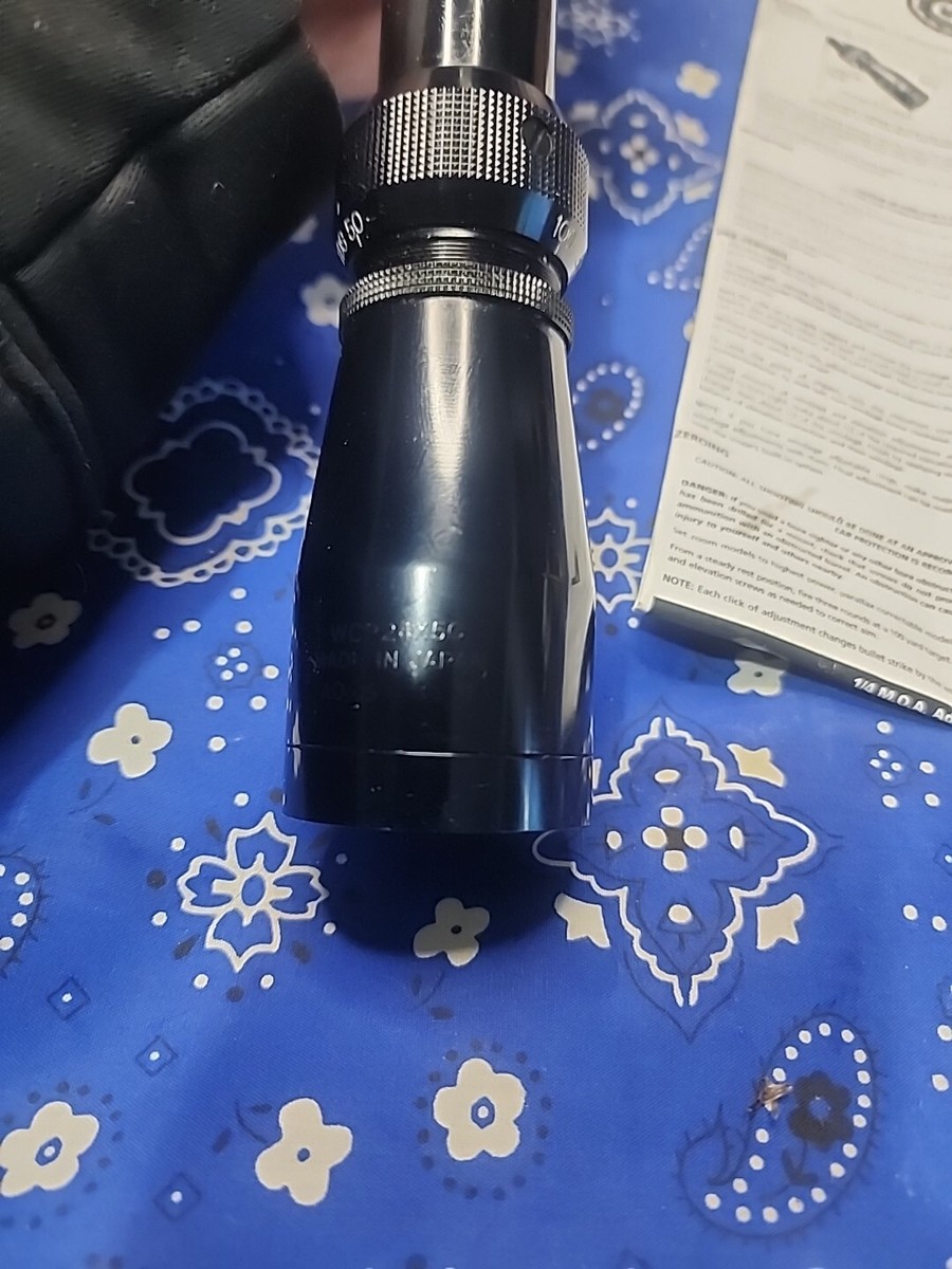 TASCO WORLD CLASS PLUS GLOSS JAPAN TURRET 24X50 RIFLE SCOPE DOT