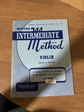 RUBANK INTERMEDIATE METHOD FOR VIOLIN-MUSIC BOOK INSTRUCTION BAND BRAND NEW SALE
