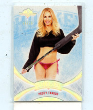 Peggy Tanous 2014 Bench Warmer Benchwarmer Hockey Silver Parallel Base #D /20