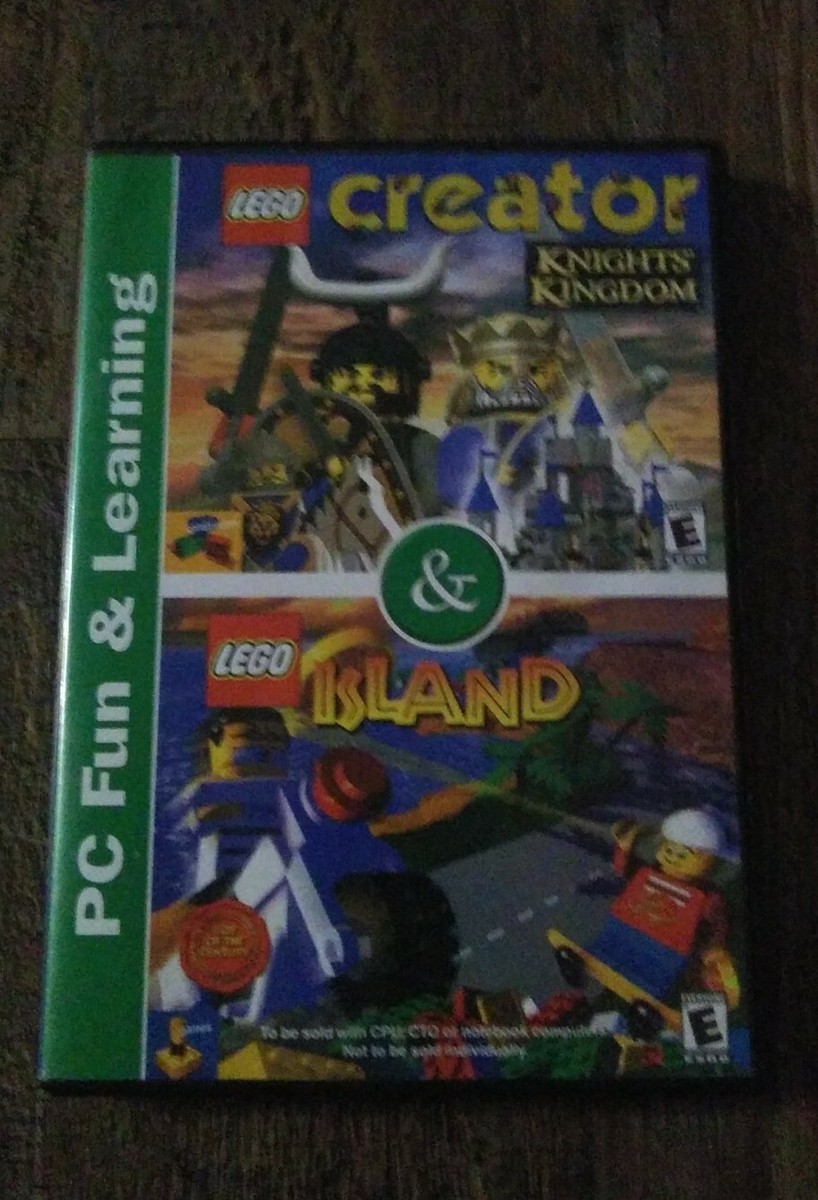 Lego Creator Knight's Kingdom/ Lego Island PC Games for sale