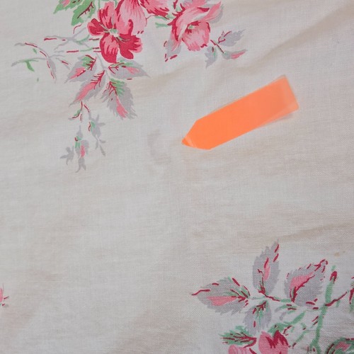 Vintage Apron Womens Bib Waist Tie Housewife Kitchen Floral Roses Cottagecore - Picture 7 of 18