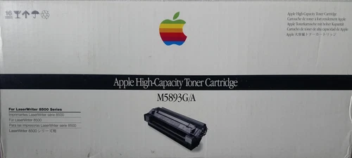 Apple M5893G/A, 8500 Black Original High Capacity Toner Cartridge, Genuine OVP