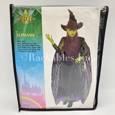 [01853779] Spirit Halloween Wicked Movie Kids Deluxe Elphaba Costume Sizes Vary