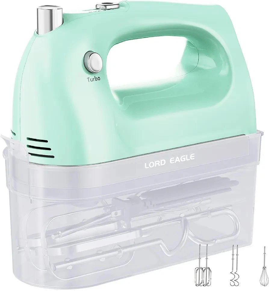 Lord Eagle Hand Mixer Electric Whisk, 400W Power Handheld Mixer for Baking Cake
