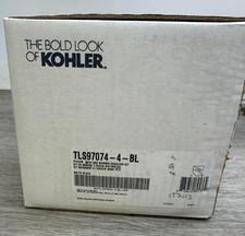 Kohler K-TLS97074-4-BL Pitch Tub Spout Shower Handle Faceplate Matte Black READ
