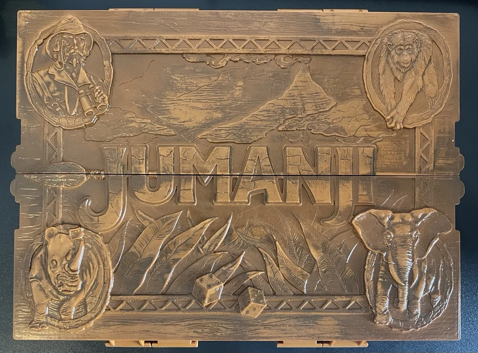 2021 Spinmaster Classic Jumanji Deluxe Electronic Board Game W/ Lights & Sounds - Image 2 of 4