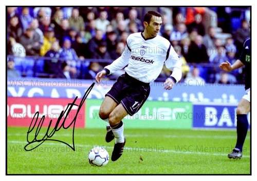 12606. Youri Djorkaeff Signed Pictures (A4 Prints) Bolton France PSG Inter etc.