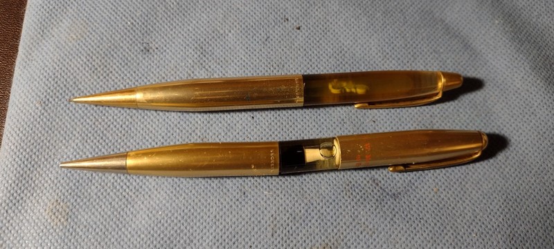 2pc. lot of Vintage Mechanical "Floaty" Pencils/ Secretary Pen Co.