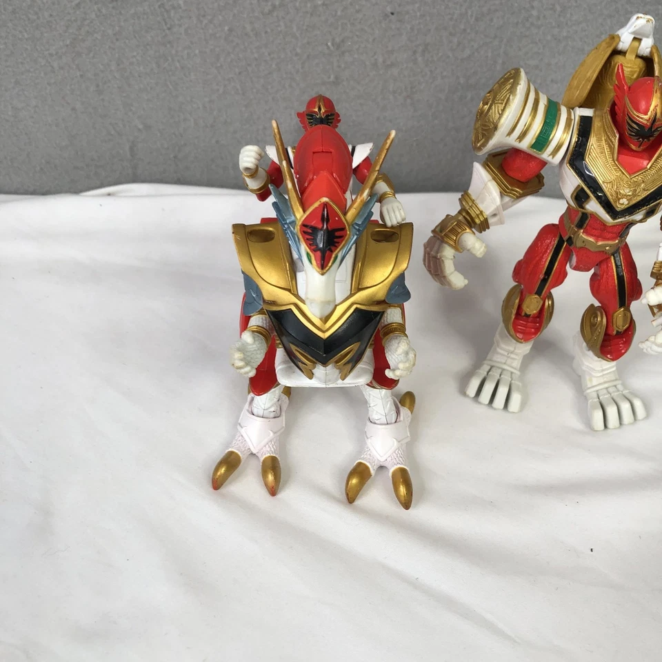 Power Rangers Мистическая Сила Феникс МагиФеникс и Мистический Дракон Фигурки Лот 2 Красные - Изображение 3 из 4