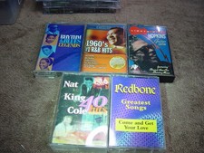 Lot Of Various Cassette Tapes Singles Redbone Gaye Cole - Assorted Artists