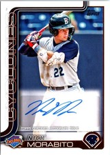 Nick Morabito signed Baseball Card 2025 Topps Certified Pro Debut Rookie #PD194