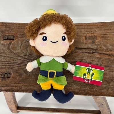 Elf Buddy The Elf Plush Toy Green Yellow Blue Christmas Character 5x10 NWT