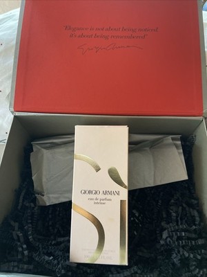 Si Intense Giorgio Armani Women 3.3 3.4oz 100 ml Eau De Parfum Spray Nib Sealed