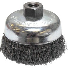 Weiler Vortec 4 In. Crimped 0.02 In. Angle Grinder Wire Brush 36036 Weiler