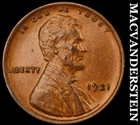 1921 Lincoln Wheat Cent- Choice Almost Uncirculated No Reserve #i8334