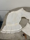 Antique White Rag Doll Fabric Bloomers and Old White Fabric Rag Doll  Stockings — photo 7
