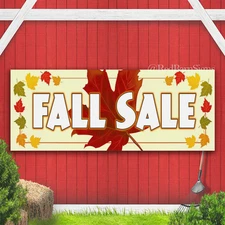 FALL SALE Indoor Outdoor Banner Sign with grommets