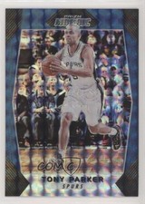 2017-18 Panini Prizm Mosaic Blue Tony Parker #93 HOF fz4