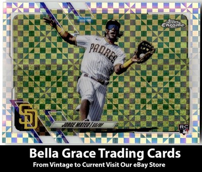 2021 Topps Chrome Update Jorge Mateo #USC58 Padres X-Fractor Rookie /99 MLB 