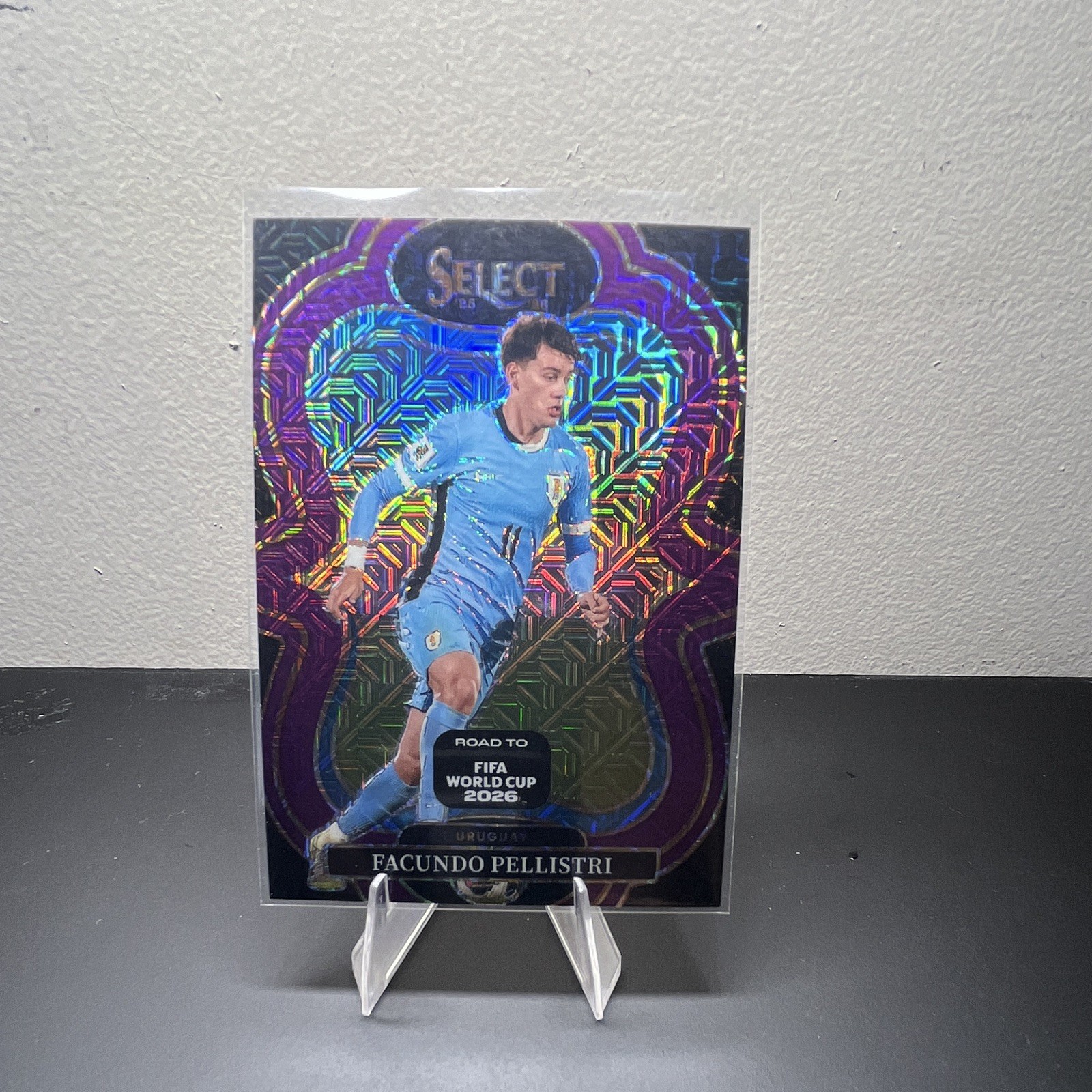 2025-26 Panini Select Facundo Pellistri Purple Mezzanine