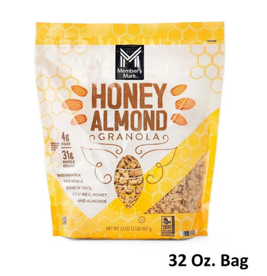 Member's Mark Non GMO Honey Almond Granola 32 Oz. FREE SHIPPING