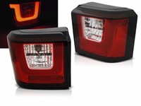 LED Light Bar RüCkleuchten In Rot Klar FüR VW T4 Bus Transporter 1990-03.2003