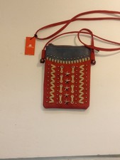 American Bling crossbody purse Red/Gold new with tag.Cell Phone