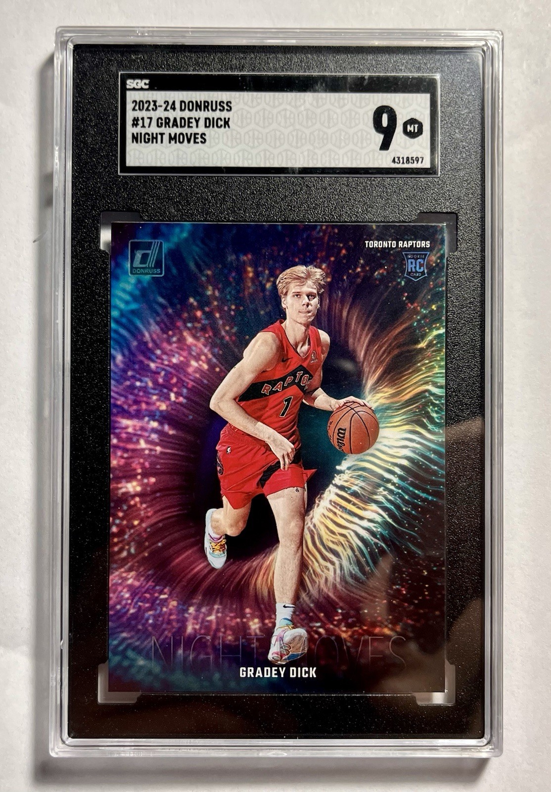 2023-24 Panini Donruss - Night Moves Gradey Dick #17 Case Hit (RC)