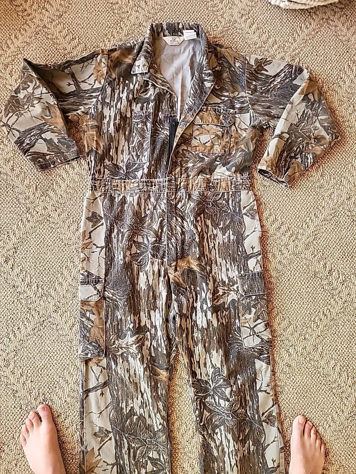 Redhead Vintage Real Tree Camouflage Coveralls Mens L Camo UNLINED SUMMER 42-44 - Image 2 of 4